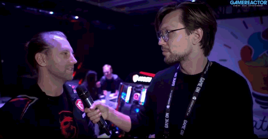 Patrik Thorell interviewed by Gamereactor at Dreamhack 2019 MSI booth